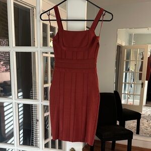 Guess Elegant Red Sleeveless Dress